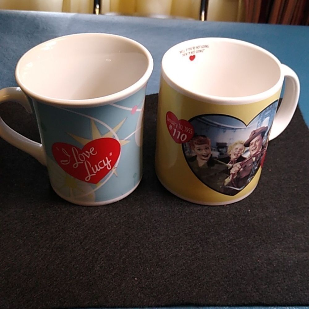 I Love Lucy Vintage Mug's 50th Anniversary Friends Forever Cottagecore